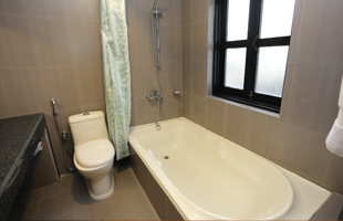 Private Bathroom with large bathtub