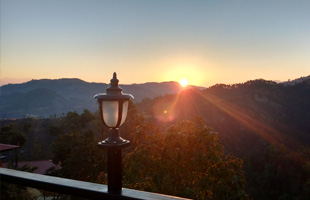 Magnificent sunrise views